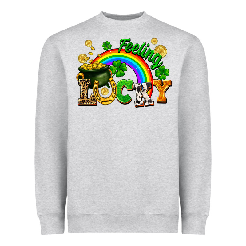 Feeling Lucky Heavyweight Sweatshirt by FaDigitalArtStudio | Teevron
