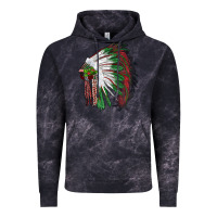 Cloud Black christmas indian feather headdress Vintage Hoodie - RanaPortraitStore
