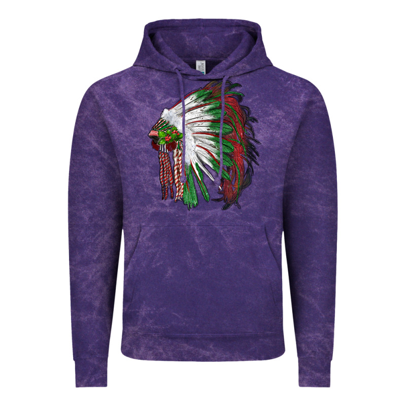 Christmas Indian Feather Headdress Vintage Hoodie by RanaPortraitStore | Teevron