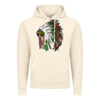 Vintage Artic christmas indian feather headdress Vintage Hoodie - RanaPortraitStore