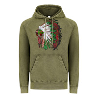 Vintage Olive christmas indian feather headdress Vintage Hoodie - RanaPortraitStore