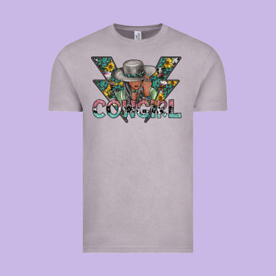 Cowgirl2 2 Vintage Tee Designed By Sublimationcraftshop