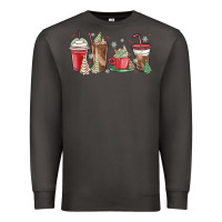 Smoke christmas tree cake and coffee cups Premium Sweatshirt - MaliasSmallBusiness