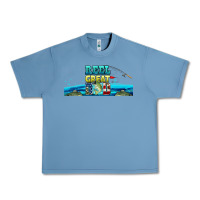 Pebble Blue reel great dad  libbey glass Urban Heavy Tee - HRA Design Shop