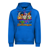 Cobalt Happy Halloween Gnomes Urban Hoodie - texasbilliewilder