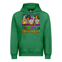 Emerald Happy Halloween Gnomes Urban Hoodie - texasbilliewilder