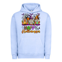 Pigment Grape Ice Happy Halloween Gnomes Urban Hoodie - texasbilliewilder