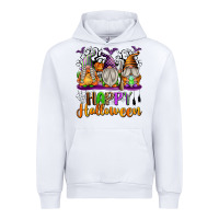 White Happy Halloween Gnomes Urban Hoodie - texasbilliewilder