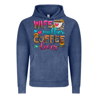 Vintage Denim wife mother coffee lover Vintage Hoodie - Zillion Design Studio