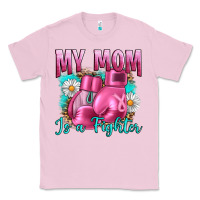 Bubblegum Pink Breast Cancer My Mom Is A Fighter Classic Tee - Artiststas