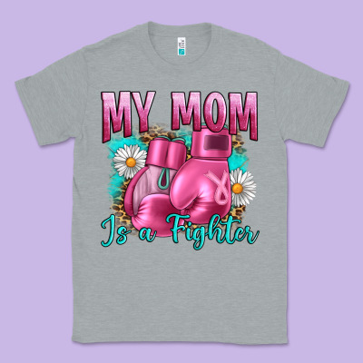 Breast Cancer My Mom Is A Fighter Classic Tee Designed By Artiststas