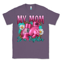 Lavender Breast Cancer My Mom Is A Fighter Classic Tee - Artiststas