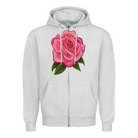 Dove Grey queen of elegance Zipper Hoodie - LillyAllenDesigns