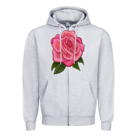 Heather Grey queen of elegance Zipper Hoodie - LillyAllenDesigns
