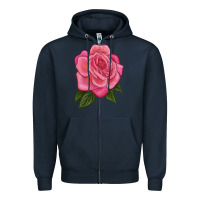 Navy queen of elegance Zipper Hoodie - LillyAllenDesigns