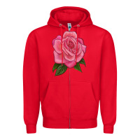 Red queen of elegance Zipper Hoodie - LillyAllenDesigns