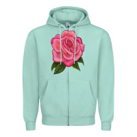 Seafoam queen of elegance Zipper Hoodie - LillyAllenDesigns