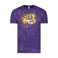 Cloud Purple fall feels Vintage Tee - CowhideDigitalArt
