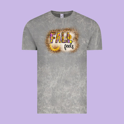 Fall Feels Vintage Tee Designed By Cowhidedigitalart