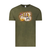 Vintage Olive fall feels Vintage Tee - CowhideDigitalArt