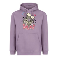 Lavender the lovers skeletons Heavyweight Hoodie - MaliasSmallBusiness