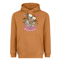 Meerkat the lovers skeletons Heavyweight Hoodie - MaliasSmallBusiness