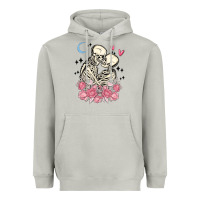 Moon Dust the lovers skeletons Heavyweight Hoodie - MaliasSmallBusiness