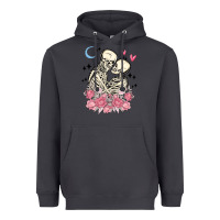 Smoke the lovers skeletons Heavyweight Hoodie - MaliasSmallBusiness