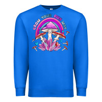 True Royal grow your own way crystal and mushroom Premium Sweatshirt - MaliasSmallBusiness