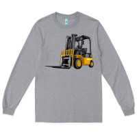 Heather Grey forklift Long Sleeve Tee - Artiststas