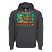 Smoke western easter bunnies Zipper Hoodie - Jasminsmagicworld