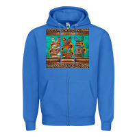 True Royal western easter bunnies Zipper Hoodie - Jasminsmagicworld