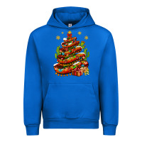 Cobalt Christmas Feliz Navidad sombrero tree Urban Hoodie - NancyCooperArtShop