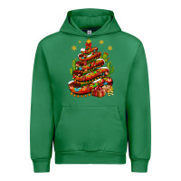 Emerald Christmas Feliz Navidad sombrero tree Urban Hoodie - NancyCooperArtShop