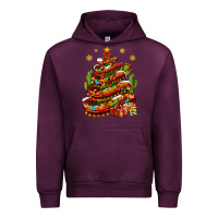 Mauve Wine Christmas Feliz Navidad sombrero tree Urban Hoodie - NancyCooperArtShop
