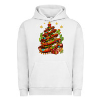 Pigment Lunar Rock Christmas Feliz Navidad sombrero tree Urban Hoodie - NancyCooperArtShop