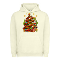 Pigment Pistachio Christmas Feliz Navidad sombrero tree Urban Hoodie - NancyCooperArtShop