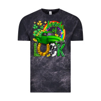 Cloud Black Loads of luck truck st. patricks day Vintage Tee - Neo Western