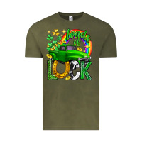 Vintage Olive Loads of luck truck st. patricks day Vintage Tee - Neo Western