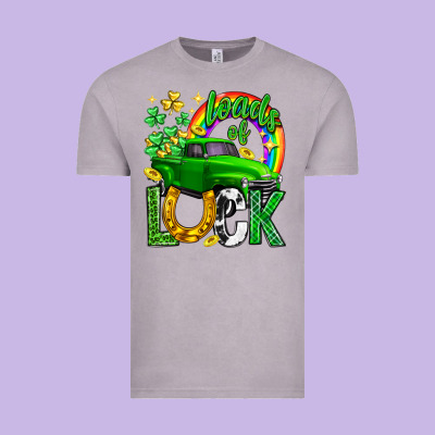Loads Of Luck Truck St. Patricks Day Vintage Tee Designed By Neo Western