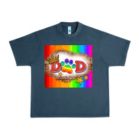 Midnight Navy lgbtq dad and paw Urban Heavy Tee - HRA Design Shop