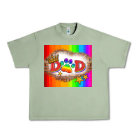 Oil Green lgbtq dad and paw Urban Heavy Tee - HRA Design Shop