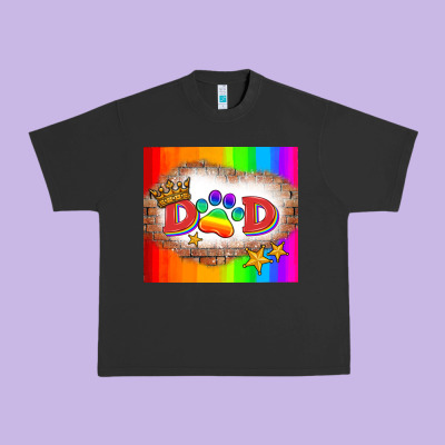 Lgbtq Dad And Paw Urban Heavy Tee Designed By Hra Design Shop