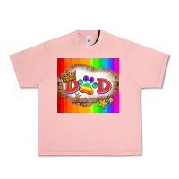 Salmon lgbtq dad and paw Urban Heavy Tee - HRA Design Shop