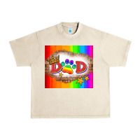 Sandshell lgbtq dad and paw Urban Heavy Tee - HRA Design Shop