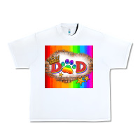 White lgbtq dad and paw Urban Heavy Tee - HRA Design Shop