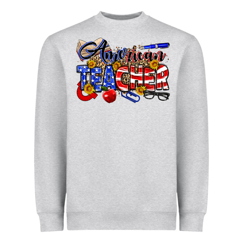 American Teacher Heavyweight Sweatshirt by Neo Western | Teevron