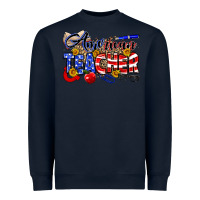 Navy American Teacher Heavyweight Sweatshirt - Neo Western