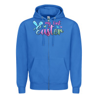 True Royal my first easter Zipper Hoodie - Jasminsmagicworld