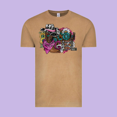 Cowgirl2 Vintage Tee Designed By Sublimationcraftshop